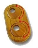 Parkettfreund Flexible Doppel-Rohrrosette Sonderaktion