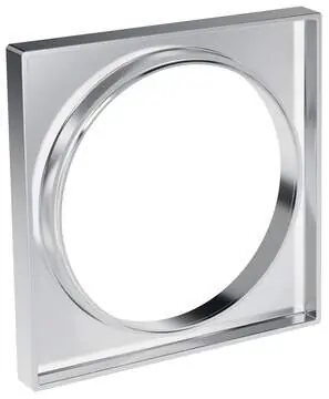 Abverkauf Duravit Rosettenverlängerung 15mm, eckig, zur Bluebox