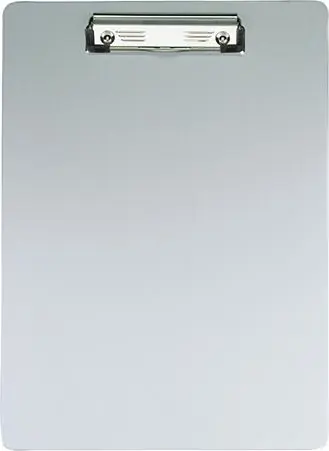 Begrenztes Angebot A4 Schreibplatte Alu m. Bügelklemme