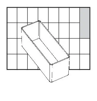Versand Am Gleichen Tag A9-2 Facheinsatz transp. H 47x B 39 x T 109 mm