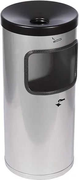 Heißes Angebot Abfall-Ascher Rondo Boden neusilber