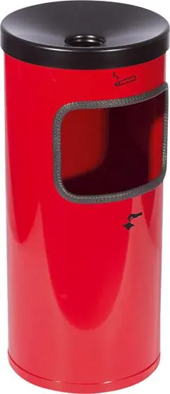 Abfall-Ascher Rondo Boden rot Sofort Bestellen
