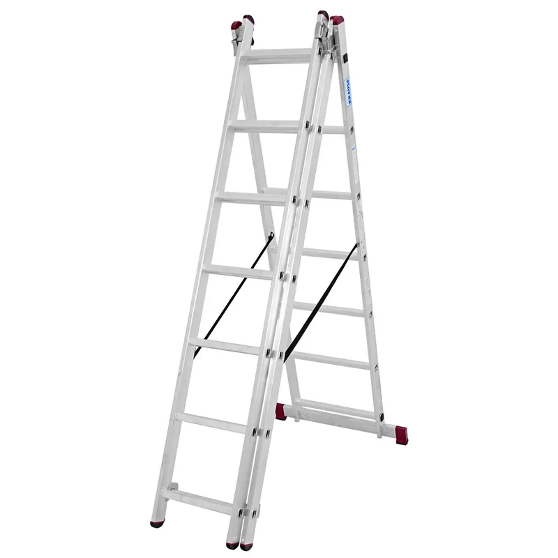 Sale Krause Aluminium-Allzweckleiter 3x 7 Sprossen